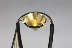 Italian Newspaper Rack In Metal With Brass Ashtray, 1950 -CHAIRISH Shop italian newspaper rack in metal with brass ashtray 1950 6444