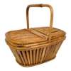 Italian Picnic Basket In Bamboo And Rattan, 1960s -CHAIRISH Shop italian picnic basket in bamboo and rattan 1960s 0542
