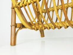 Italian Rattan & Rush Magazine Rack, 1960s -CHAIRISH Shop italian rattan and rush magazine rack 1960s 0185