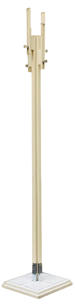 Italian White Coat Rack By Carlo De Carli For Fiarm, 1970s