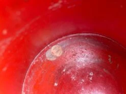 Japanese Cylindrical Box In Brown Lacquer Paint With Flower Decoration -CHAIRISH Shop japanese cylindrical box in brown lacquer paint with flower decoration 9339