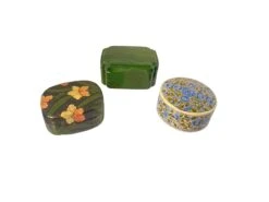Kasmiri Paper Mache' Trinketboxes (S/3) -CHAIRISH Shop kasmiri paper mache trinketboxes s3 2322