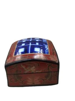 Lacquer Ceramic Blue And White Asian Box -CHAIRISH Shop lacquer ceramic blue and white asian box 3028