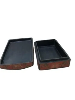 Lacquer Ceramic Blue And White Asian Box -CHAIRISH Shop lacquer ceramic blue and white asian box 6691