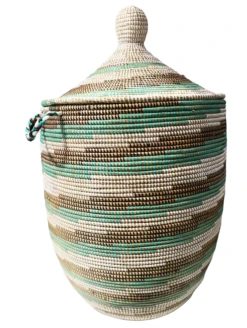 Large Basket With Lid Senegal West Africa 31" H 21 Large Basket With Lid Senegal West Africa 31" H -CHAIRISH Shop large basket with lid senegal west africa 31 h 0940