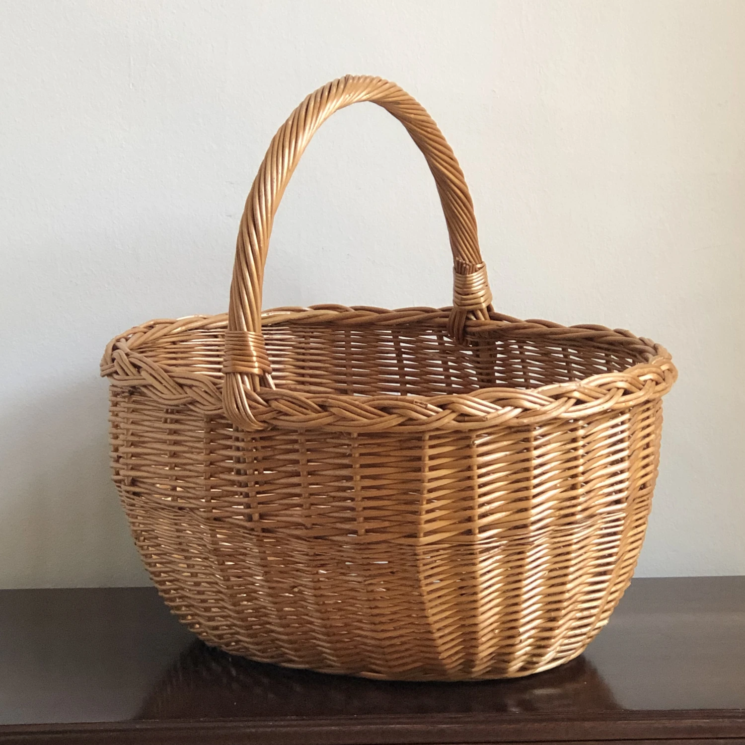 Large European Style Vintage Market Basket 9 Large European Style Vintage Market Basket - Image 7