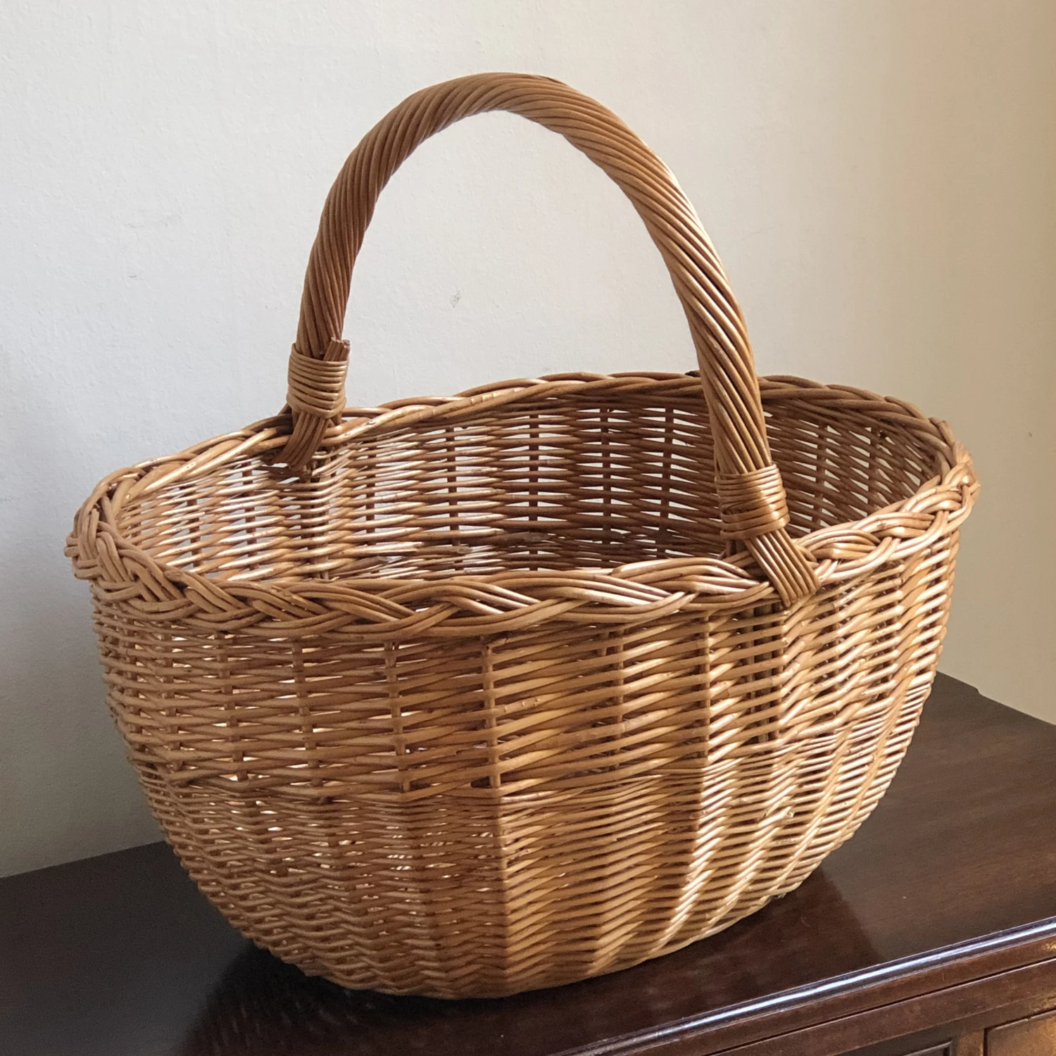 Large European Style Vintage Market Basket 12 Large European Style Vintage Market Basket - Image 10