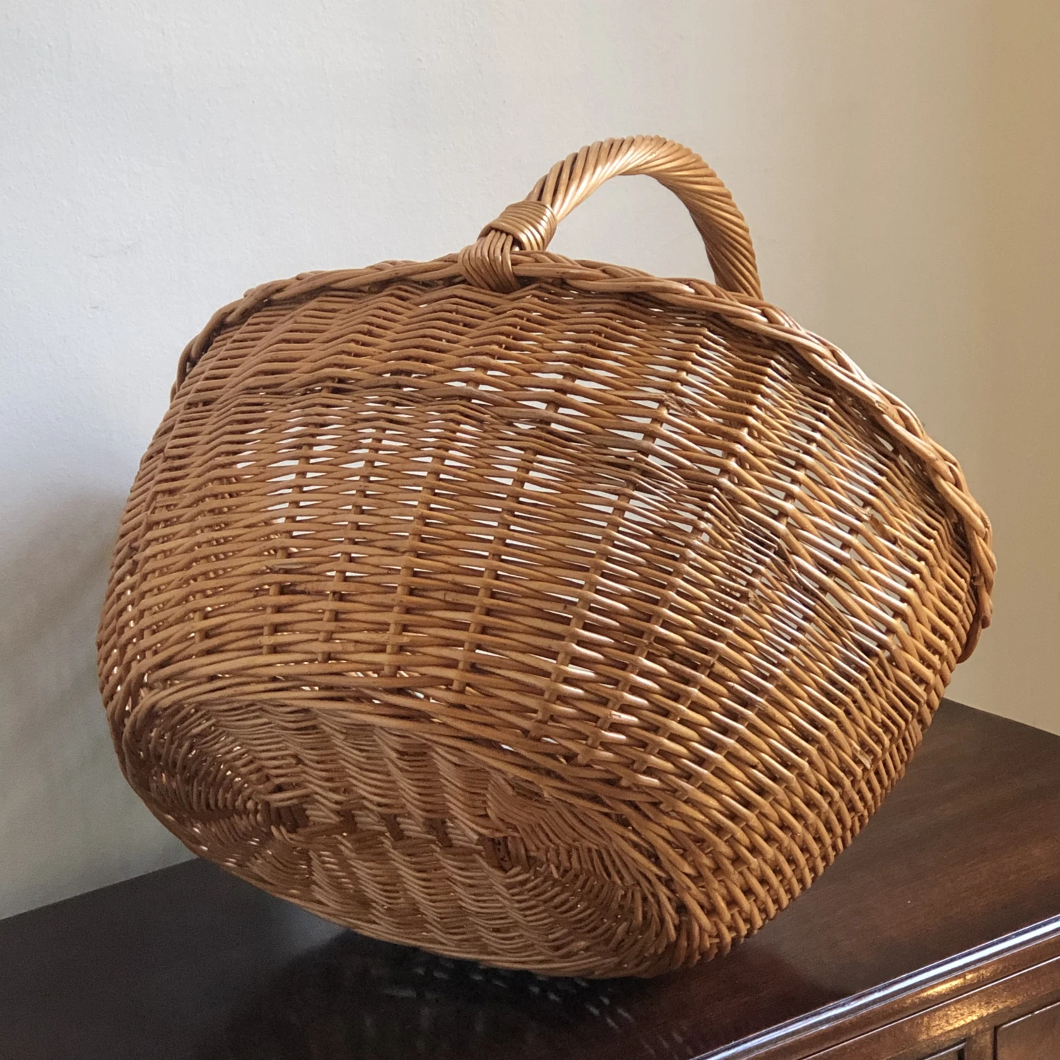 Large European Style Vintage Market Basket 7 Large European Style Vintage Market Basket - Image 5