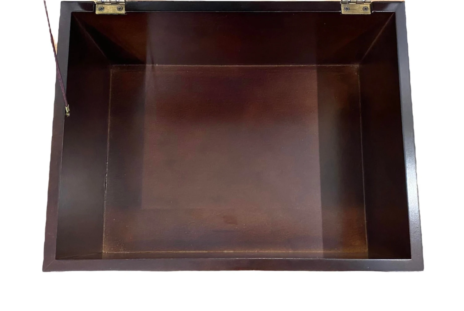 Large Georgian Style Mahogany Veneered Box With Patera Inlay By Bombay Company 8 Large Georgian Style Mahogany Veneered Box With Patera Inlay By Bombay Company - Image 6