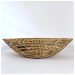 Large Native American Two-Color Geometric Coiled Basket Bowl / Lid 14 Large Native American Two-Color Geometric Coiled Basket Bowl / Lid -CHAIRISH Shop large native american two color geometric coiled basket bowl lid 7652