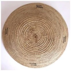 Large Native American Two-Color Geometric Coiled Basket Bowl / Lid 15 Large Native American Two-Color Geometric Coiled Basket Bowl / Lid -CHAIRISH Shop large native american two color geometric coiled basket bowl lid 7997