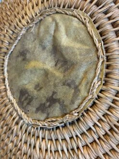 Large Papago Basketry Bowls With Rare Hand-Stitched Hide Bottom - Set Of 2 -CHAIRISH Shop large papago basketry bowls with rare hand stitched hide bottom set of 2 4841