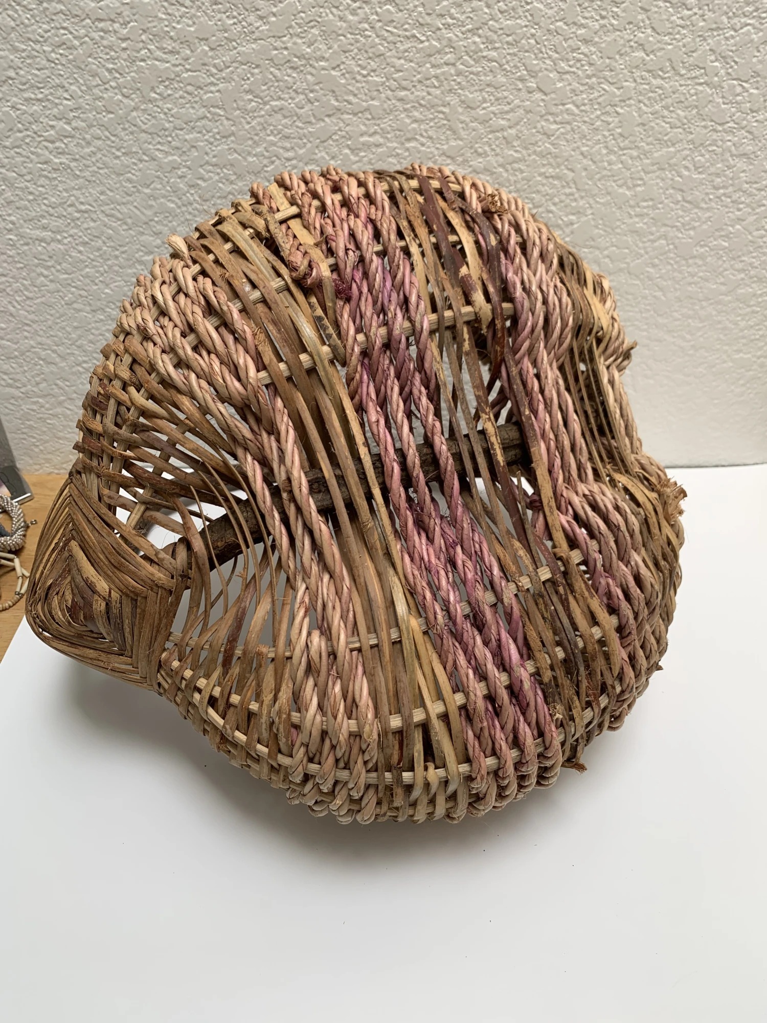 Large Rustic Vintage Stick Basket 8 Large Rustic Vintage Stick Basket - Image 6