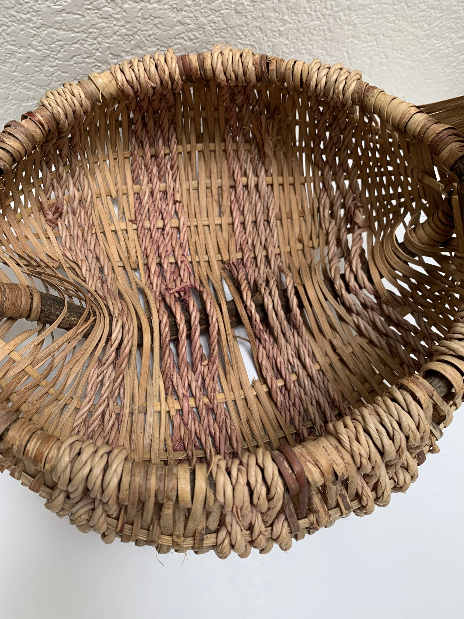 Large Rustic Vintage Stick Basket 10 Large Rustic Vintage Stick Basket - Image 8