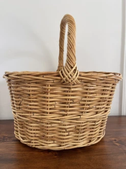 Large Vintage Hand Woven Basket -CHAIRISH Shop large vintage hand woven basket 4035