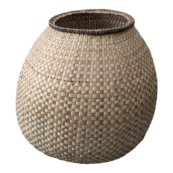 Large Woven Wicker Coastal Boho Chic Tree Storage Basket -CHAIRISH Shop large woven wicker coastal boho chic tree storage basket 0371