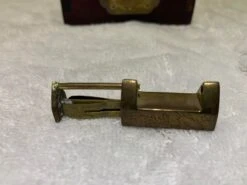 Late 19th Century Antique Chinese Jewelry Box, Dark Wood & Brass Carved Jade Inlay Silk Lining With Original Lock -CHAIRISH Shop late 19th century antique chinese jewelry box dark wood and brass carved jade inlay silk lining with original lock 8004