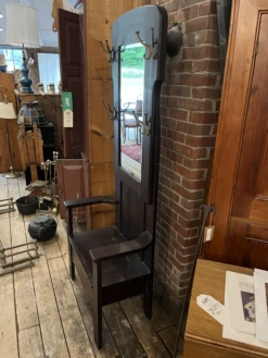 Late 19th Century Antique Mahogany Hall Tree -CHAIRISH Shop late 19th century antique mahogany hall tree 0713