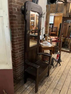 Late 19th Century Antique Mahogany Hall Tree -CHAIRISH Shop late 19th century antique mahogany hall tree 1137