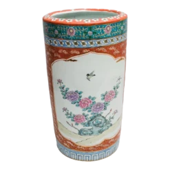 Late 19th Century Chinese Porcelain Umbrella Holder Or Stand