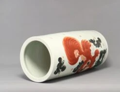 Late 19th Century Chinese Qing Foo Dog Porcelain Umbrella Holder In Iron Red -CHAIRISH Shop late 19th century chinese qing foo dog porcelain umbrella holder in iron red 1251