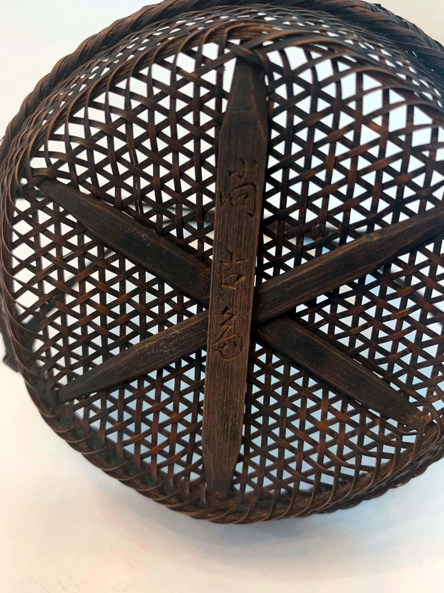 Late 19th Century Hayakawa Shokosai I Japanese Bamboo Basket 5 Late 19th Century Hayakawa Shokosai I Japanese Bamboo Basket - Image 3