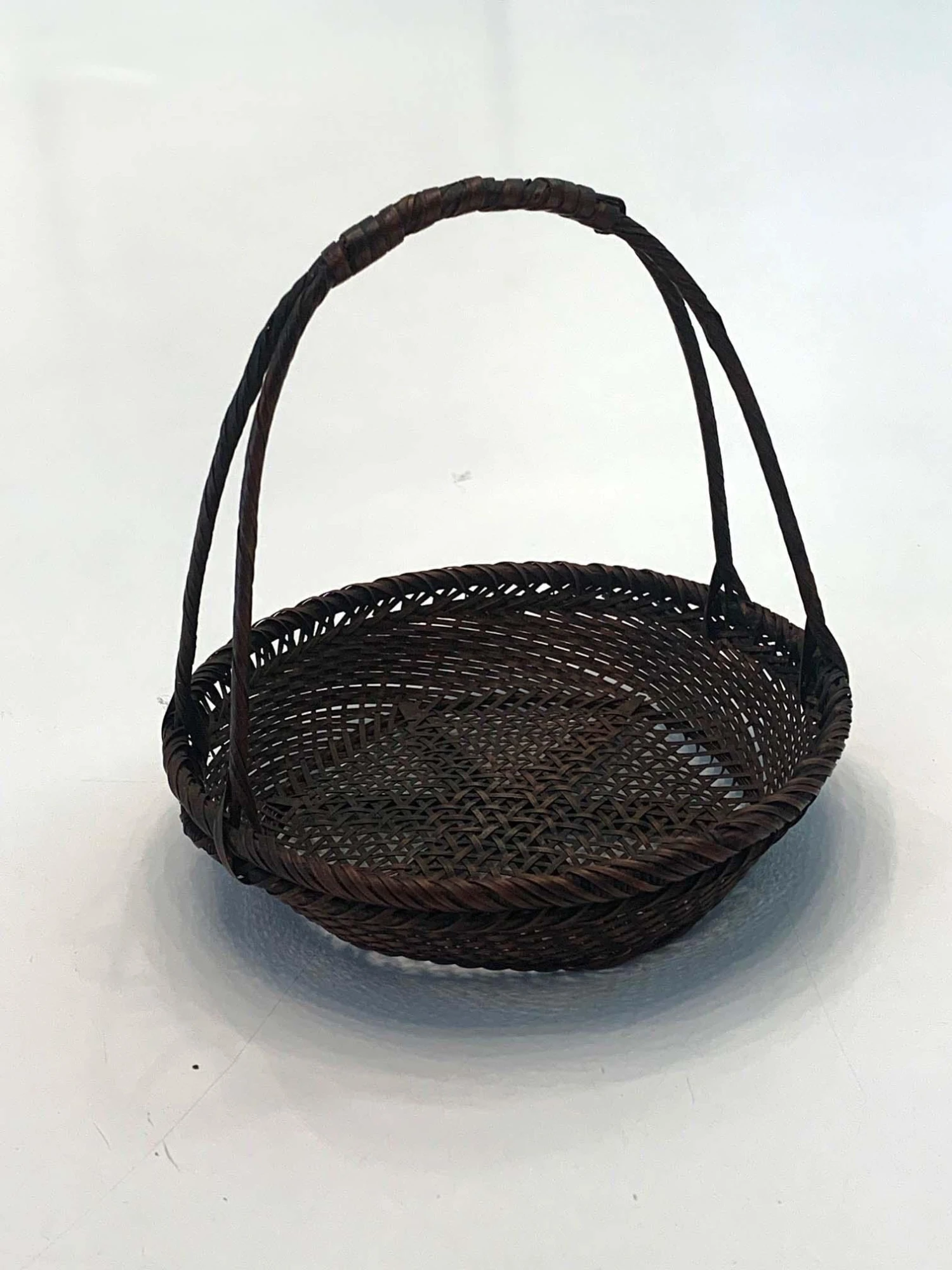 Late 19th Century Hayakawa Shokosai I Japanese Bamboo Basket 4 Late 19th Century Hayakawa Shokosai I Japanese Bamboo Basket - Image 2