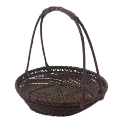 Late 19th Century Hayakawa Shokosai I Japanese Bamboo Basket