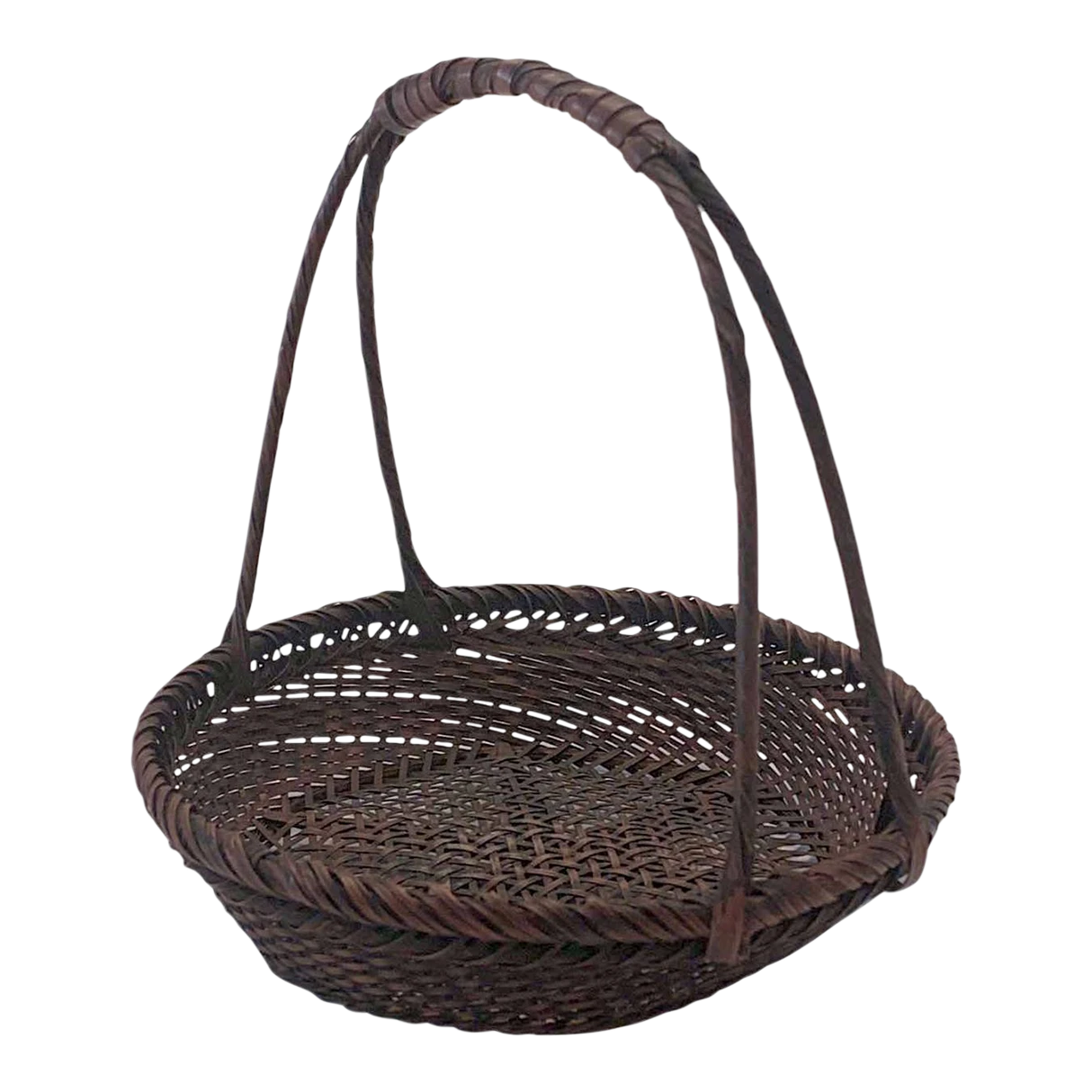 Late 19th Century Hayakawa Shokosai I Japanese Bamboo Basket 3 Late 19th Century Hayakawa Shokosai I Japanese Bamboo Basket