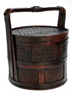 Late 20th Century Chinese Rattan Tiered Lunch Box -CHAIRISH Shop late 20th century chinese rattan tiered lunch box 1266