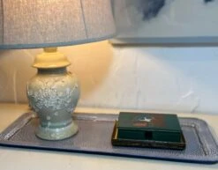 Late 20th Century Vintage "Wood Duck" Green Lacquer Box With Wood Inlay -CHAIRISH Shop late 20th century vintage wood duck green lacquer box with wood inlay 1149