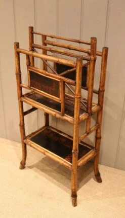 Late Victorian Bamboo Magazine Rack -CHAIRISH Shop late victorian bamboo magazine rack 2177