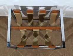 Leather And Chrome Magazine Rack From Novatrend, 1980s -CHAIRISH Shop leather and chrome magazine rack from novatrend 1980s 4402