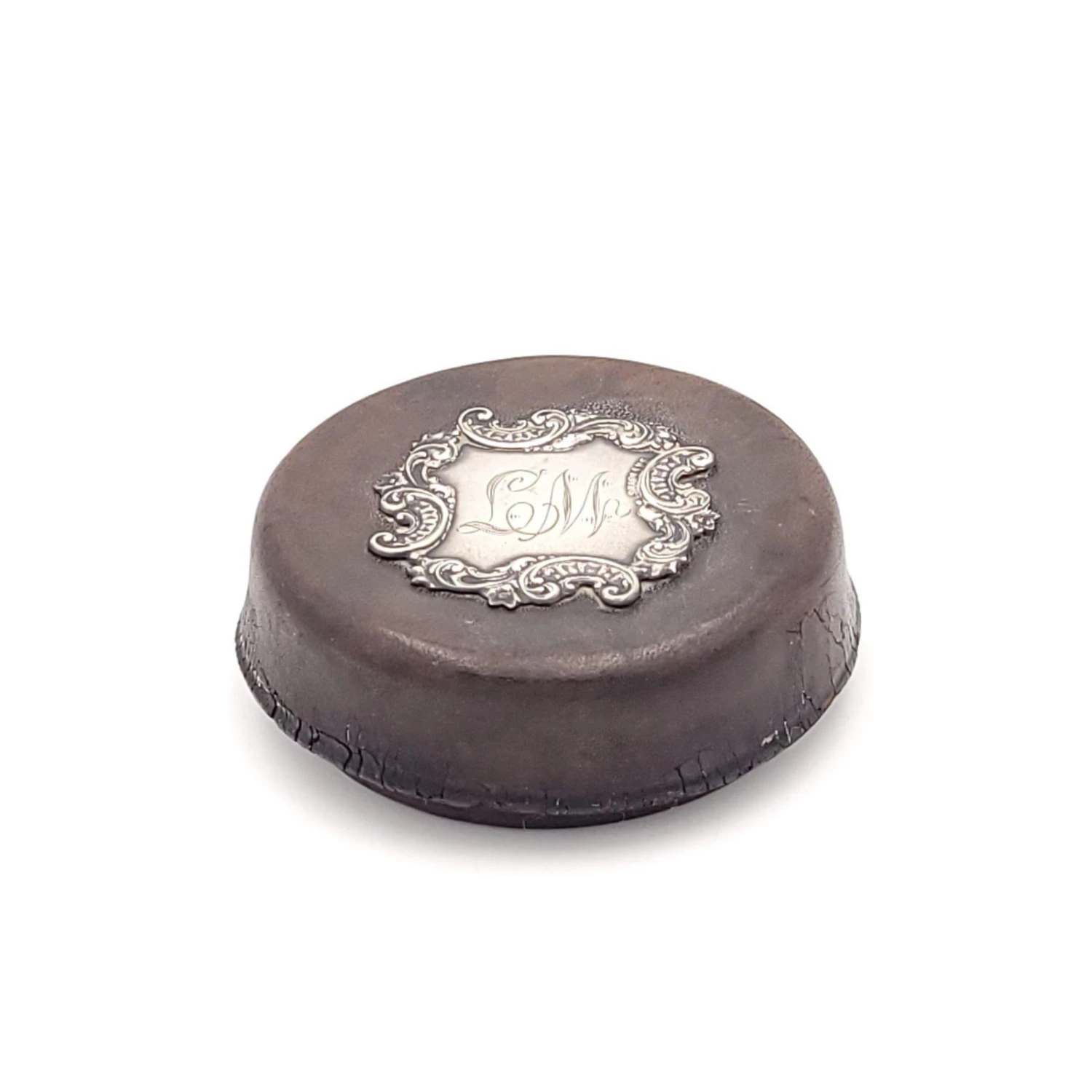 Leather And Silver Snuff Box, Circa 1890 12 Leather And Silver Snuff Box, Circa 1890 - Image 10