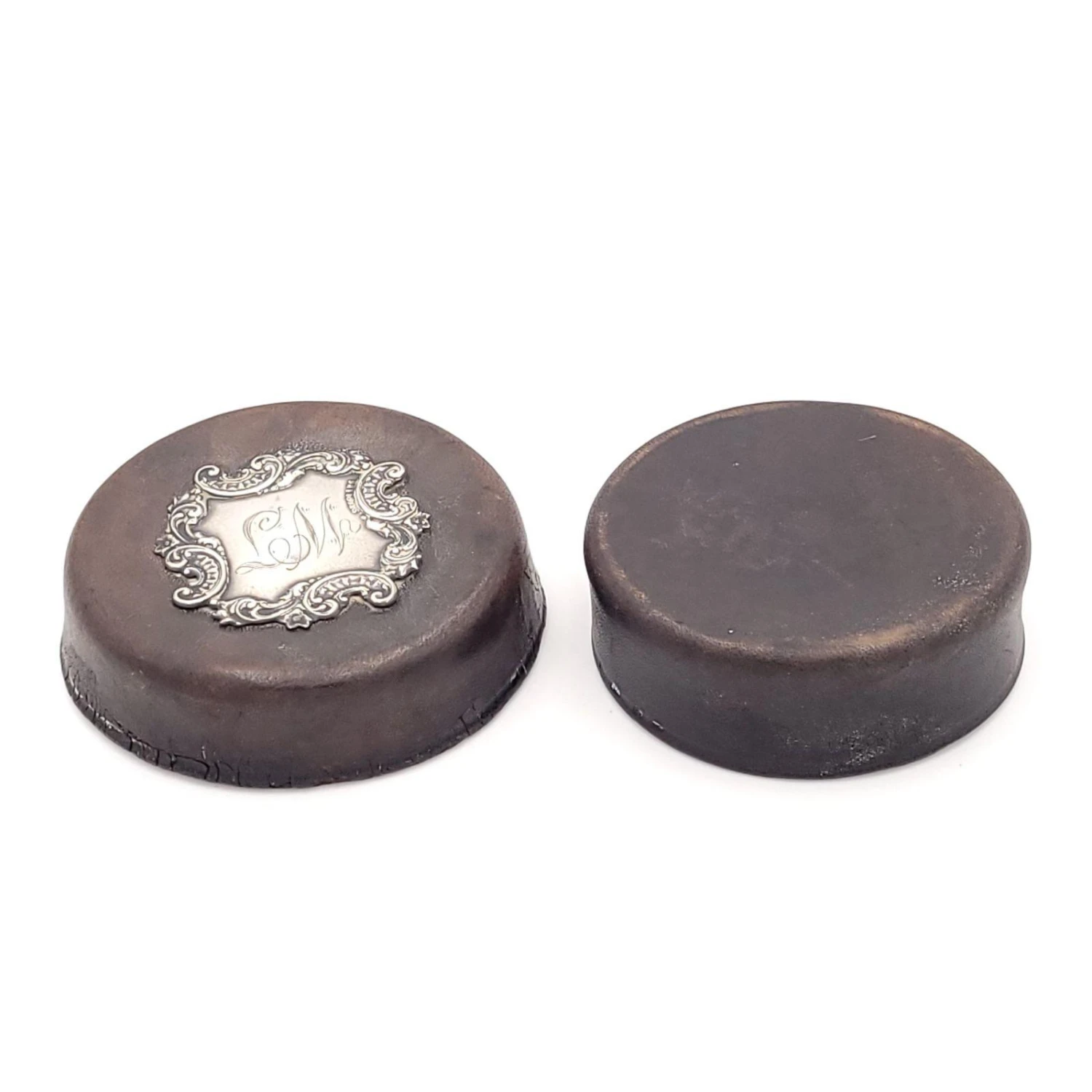 Leather And Silver Snuff Box, Circa 1890 7 Leather And Silver Snuff Box, Circa 1890 - Image 5