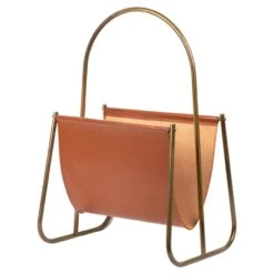 Leather Magazine Rack From Carl Auböck, Austria, 1960s 13 Leather Magazine Rack From Carl Auböck, Austria, 1960s -CHAIRISH Shop leather magazine rack from carl aubock austria 1960s 2818