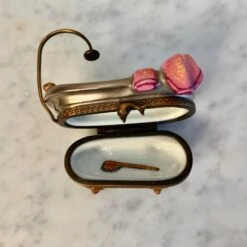 Limoges Signed Peint Main Bathtub Trinket Box -CHAIRISH Shop limoges signed peint main bathtub trinket box 1512