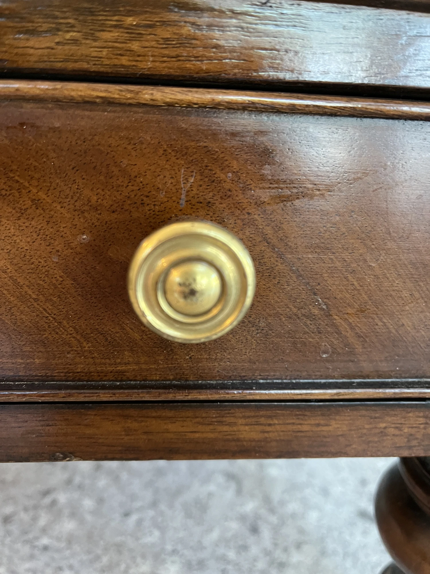 Magazine Rack - 1990s Georgian Style Carved Mahogany Canterbury Rack 8 Magazine Rack - 1990s Georgian Style Carved Mahogany Canterbury Rack - Image 6