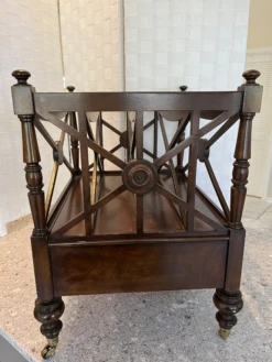 Magazine Rack - 1990s Georgian Style Carved Mahogany Canterbury Rack 14 Magazine Rack - 1990s Georgian Style Carved Mahogany Canterbury Rack -CHAIRISH Shop magazine rack 1990s georgian style carved mahogany canterbury rack 8043