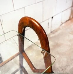 Magazine Rack In Wood & Glass By Ico Parisi, 1950s -CHAIRISH Shop magazine rack in wood and glass by ico parisi 1950s 5565