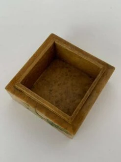 Marble & Polychrome Box With Foliage Decor, 1960s -CHAIRISH Shop marble and polychrome box with foliage decor 1960s 3897