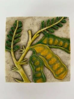 Marble & Polychrome Box With Foliage Decor, 1960s -CHAIRISH Shop marble and polychrome box with foliage decor 1960s 8684