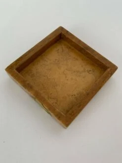 Marble & Polychrome Box With Foliage Decor, 1960s -CHAIRISH Shop marble and polychrome box with foliage decor 1960s 9763