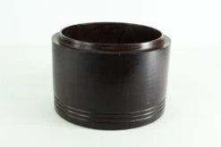 Mid 19th Century American Turned & Carved Lignum Vitae Cylindrical Tea Canister -CHAIRISH Shop mid 19th century american turned and carved lignum vitae cylindrical tea canister 0043