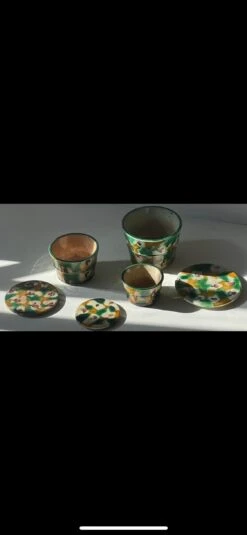 Mid 19th Century Antique Awaji Nesting Pots - Set Of 3 -CHAIRISH Shop mid 19th century antique awaji nesting pots set of 3 4448