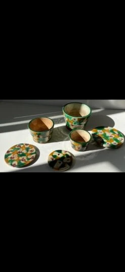 Mid 19th Century Antique Awaji Nesting Pots - Set Of 3 -CHAIRISH Shop mid 19th century antique awaji nesting pots set of 3 4970