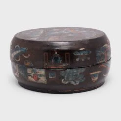 Mid 19th Century Lacquered Presentation Box -CHAIRISH Shop mid 19th century lacquered presentation box 0988