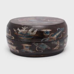 Mid 19th Century Lacquered Presentation Box -CHAIRISH Shop mid 19th century lacquered presentation box 8093