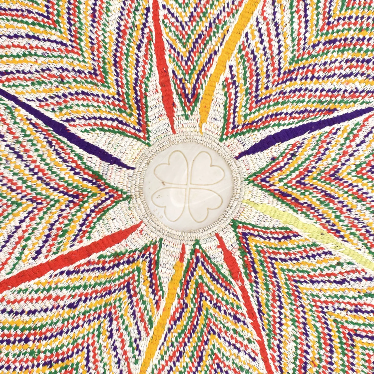 Mid 20th Century African Flat Basket Mat 4 Mid 20th Century African Flat Basket Mat - Image 2