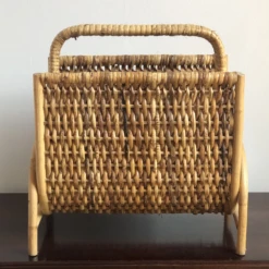 Mid-20th Century Bamboo Magazine Rack -CHAIRISH Shop mid 20th century bamboo magazine rack 2797